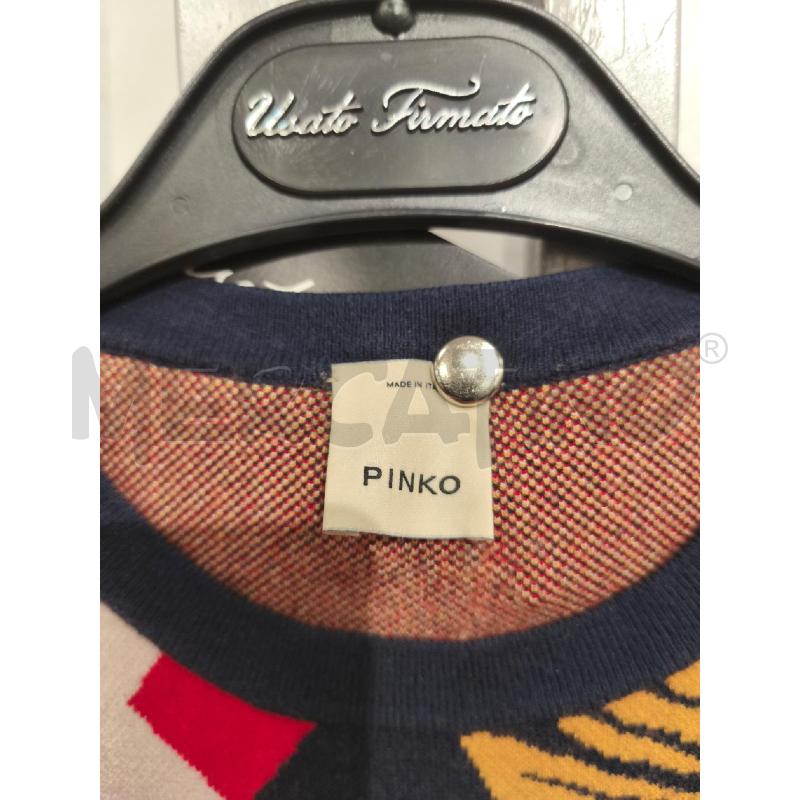 MAGLIA DONNA PINKO GIALLA ROSSA BLU PANNA | Mercatino dell'Usato Campobasso 2