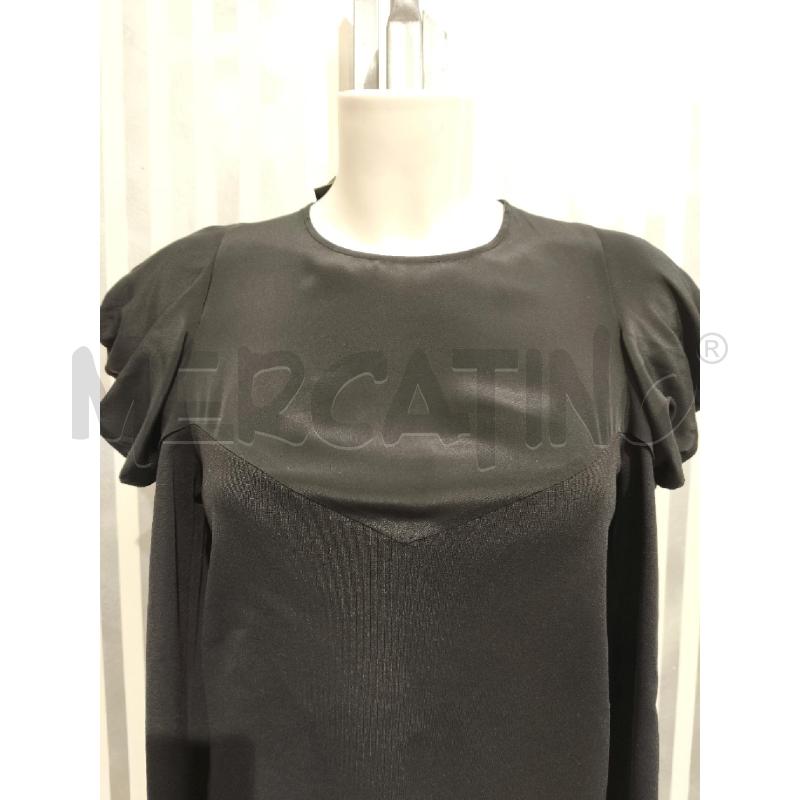 MAGLIA DONNA PINKO NERA PETTO E SPALLE SATINATI | Mercatino dell'Usato Campobasso 2