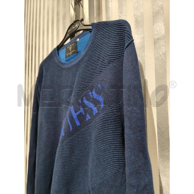 MAGLIA UOMO GUESS BLU COSTINE ORIZZONTALI | Mercatino dell'Usato Campobasso 4