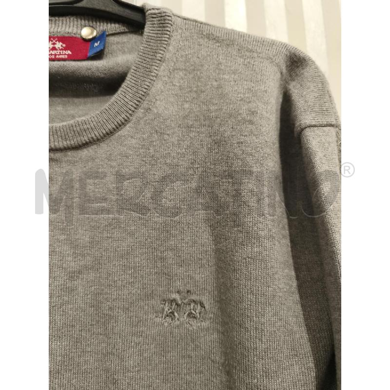 MAGLIA UOMO LA MARTINA GRIGIA | Mercatino dell'Usato Campobasso 3