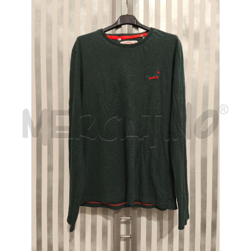 MAGLIA UOMO SUPERDRY VERDE ARANCIO | Mercatino dell'Usato Campobasso 1