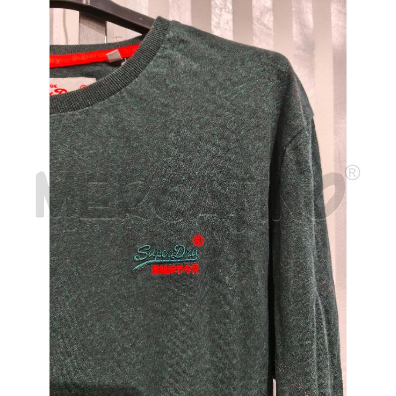 MAGLIA UOMO SUPERDRY VERDE ARANCIO | Mercatino dell'Usato Campobasso 3