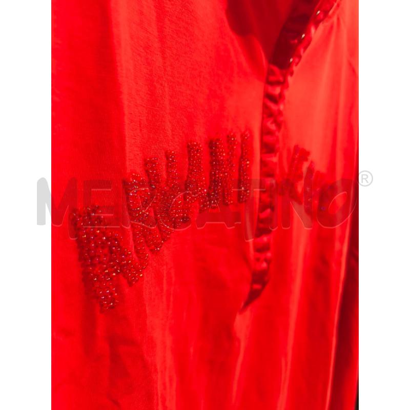 MAGLIETTA DONNA ARMANI JEANS ARANCIO SCRITTA PERLINE | Mercatino dell'Usato Campobasso 4