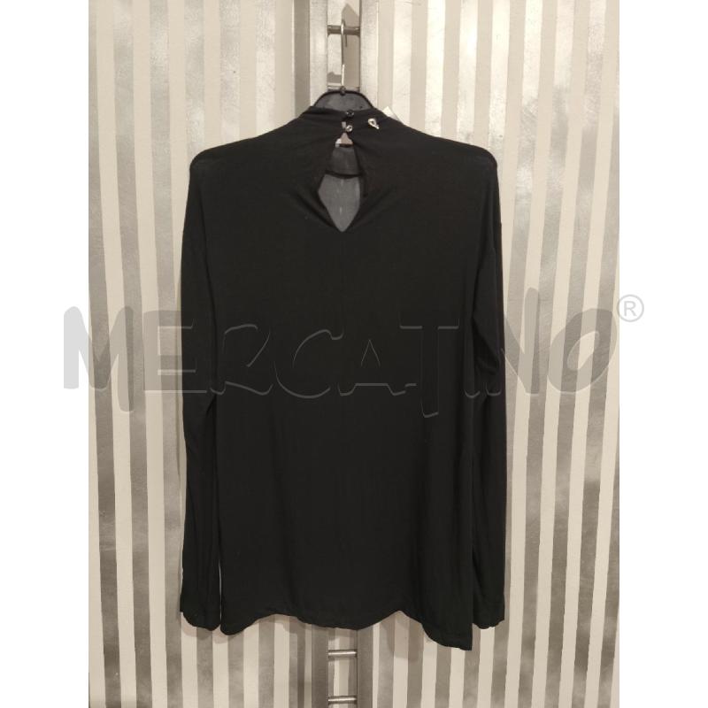 MAGLIETTA DONNA DONDUP NERA TRECCE GIALLE STAMPATE | Mercatino dell'Usato Campobasso 5