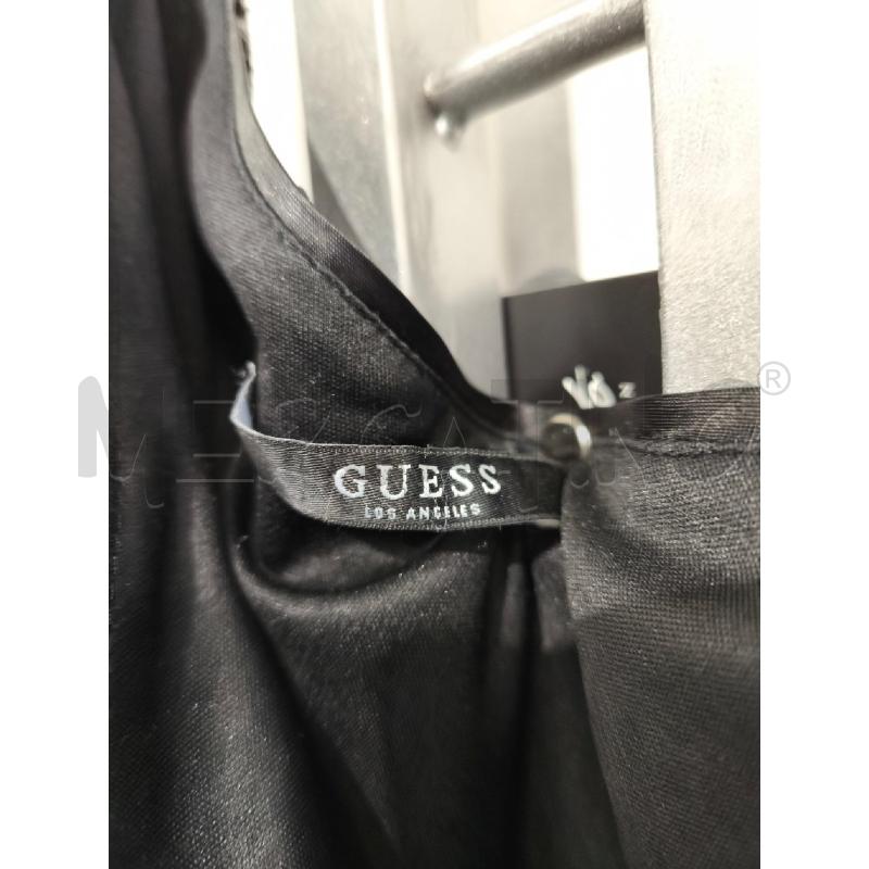 MAGLIETTA DONNA GUESS NERA MONOSPALLA PAILLETTES | Mercatino dell'Usato Campobasso 2