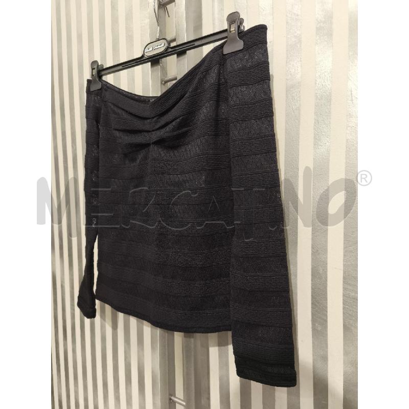 MAGLIETTA DONNA GUESS PIZZO NERO NUOVA SCOLLO A BARCA | Mercatino dell'Usato Campobasso 4