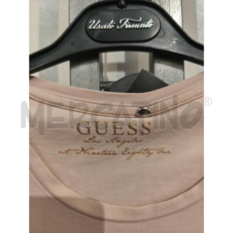 MAGLIETTA DONNA GUESS ROSA ANTICO 81 | Mercatino dell'Usato Campobasso 2