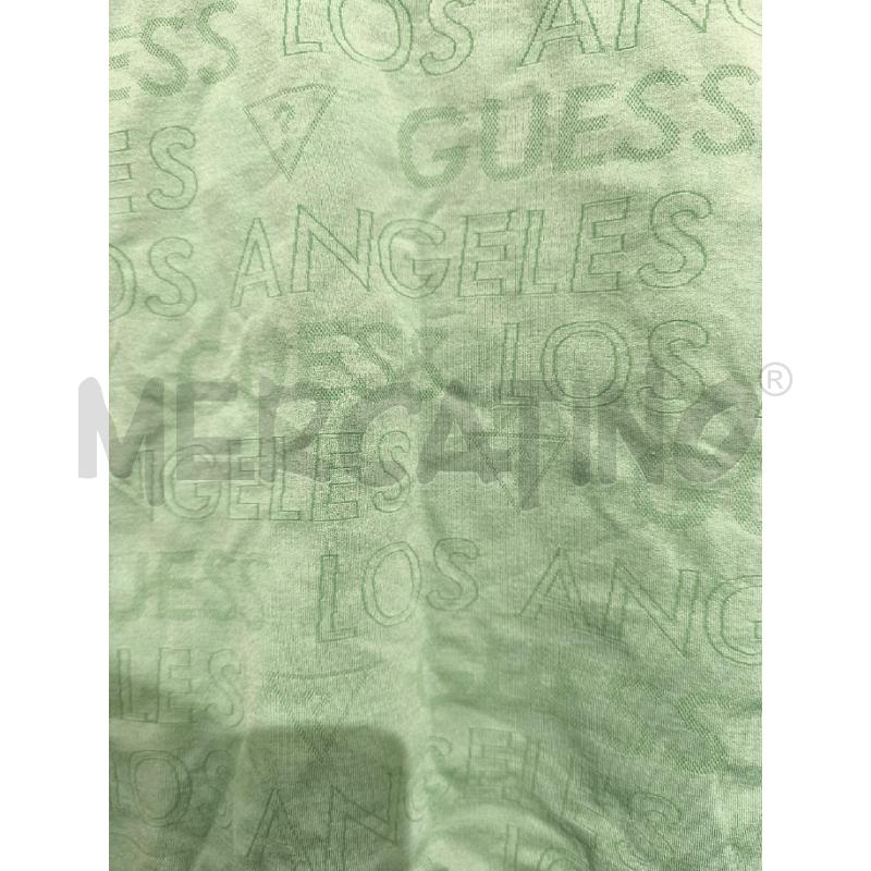 MAGLIETTA DONNA GUESS VERDE CORTA SCRITTE | Mercatino dell'Usato Campobasso 4