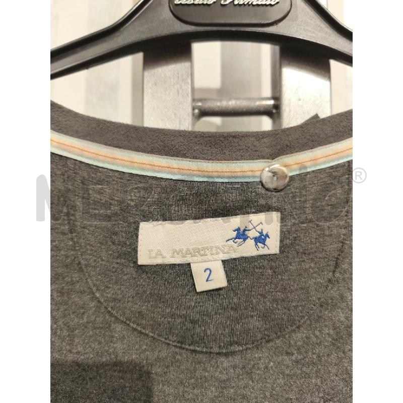 MAGLIETTA DONNA LA MARTINA GRIGIO SCURO 1 | Mercatino dell'Usato Campobasso 2