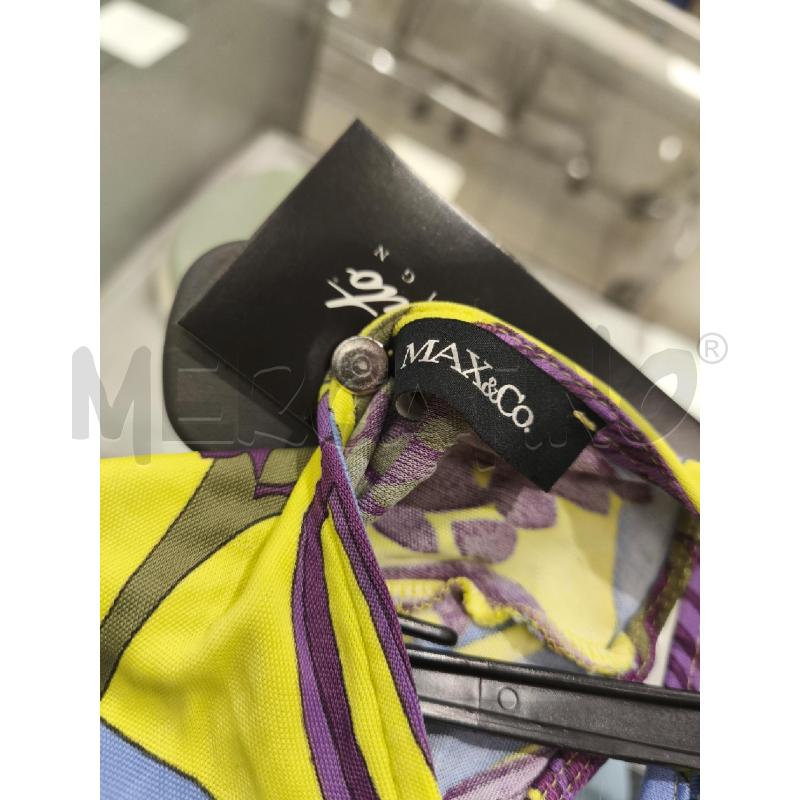 MAGLIETTA DONNA MAX&CO GIALLA VIOLA INDACO | Mercatino dell'Usato Campobasso 5