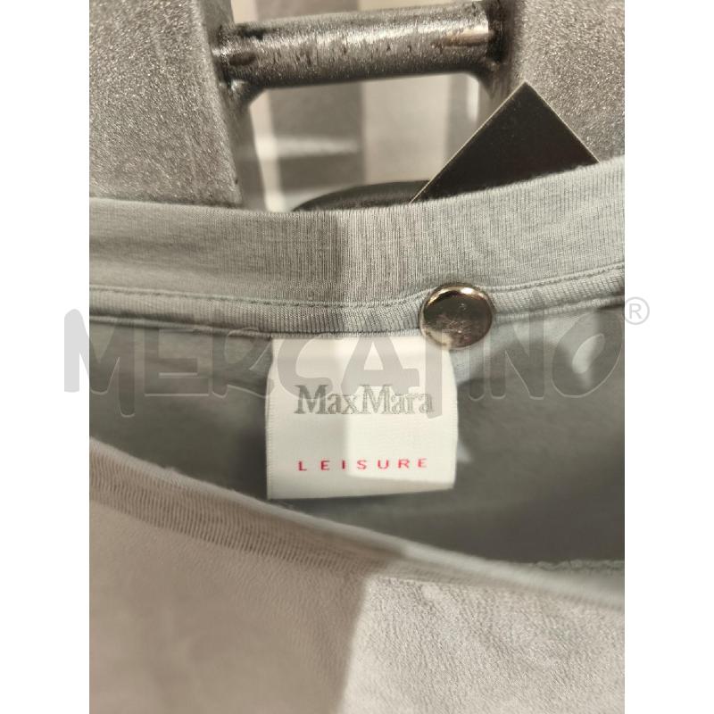 MAGLIETTA DONNA MAX MARA GRIGIO 100SETA | Mercatino dell'Usato Campobasso 2