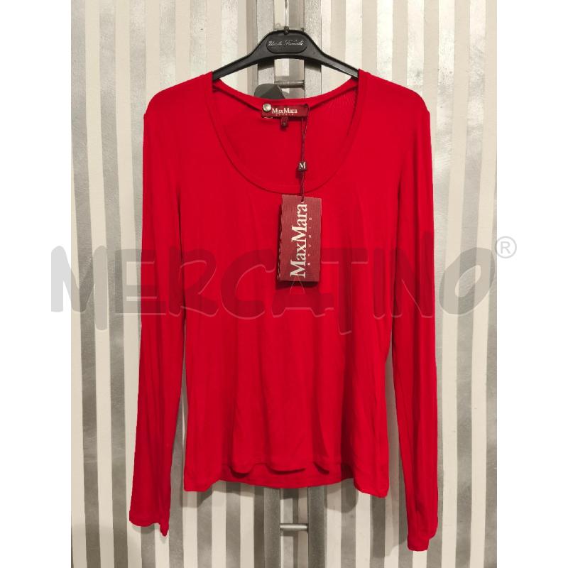MAGLIETTA DONNA MAX MARA NUOVA ROSSA | Mercatino dell'Usato Campobasso 1