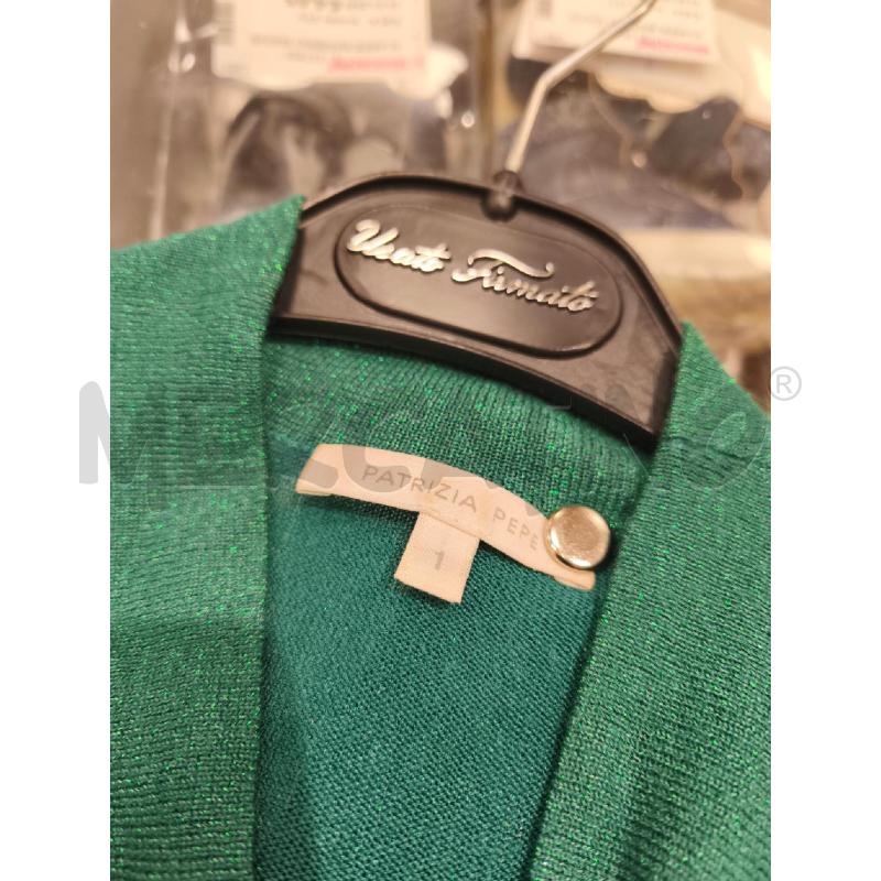 MAGLIETTA DONNA PATRIZIA PEPE VERDE GLITTER | Mercatino dell'Usato Campobasso 5