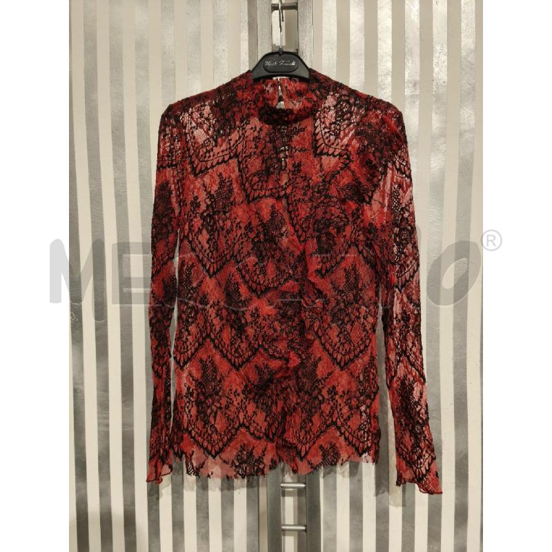 MAGLIETTA DONNA PINKO PIZZO ARANCIO NERO | Mercatino dell'Usato Campobasso 1