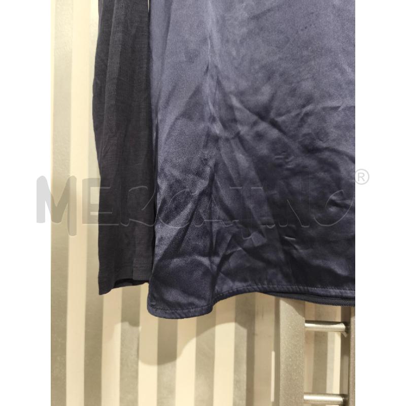 MAGLIETTA DONNA SANDRO PARIS BLU SATINATA | Mercatino dell'Usato Campobasso 4