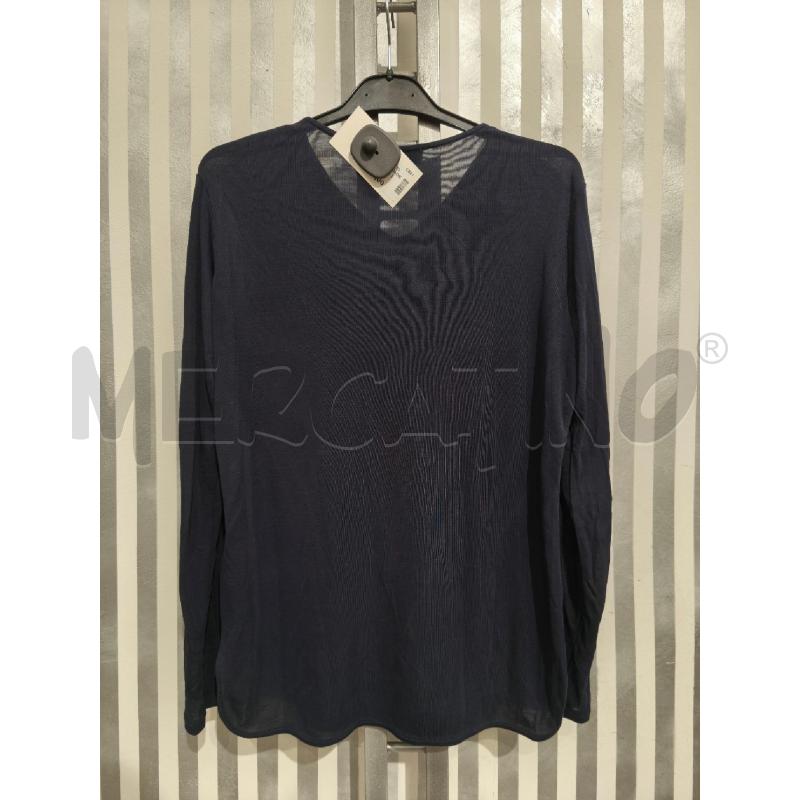 MAGLIETTA DONNA SANDRO PARIS BLU SATINATA | Mercatino dell'Usato Campobasso 5