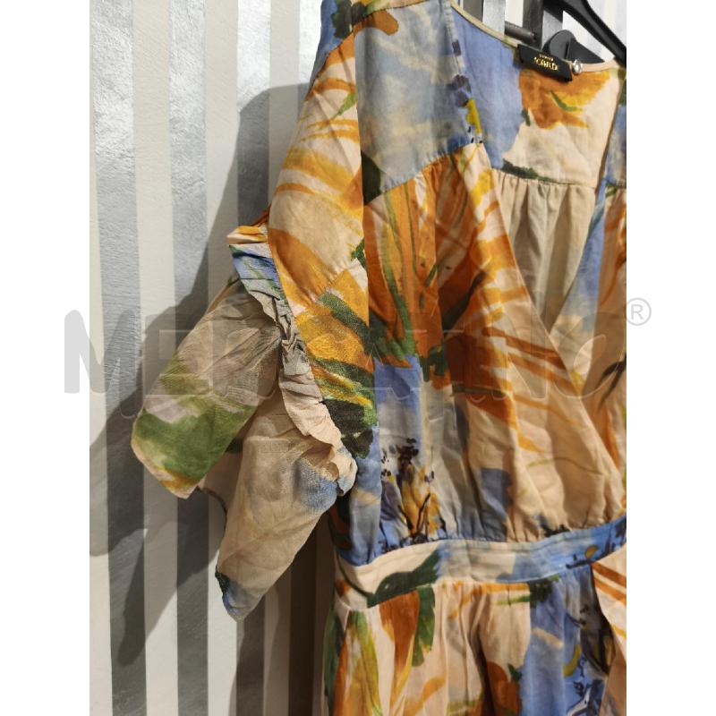 MAGLIETTA DONNA TWINSET ACTITUDE GIALLO E INDACO FIORI | Mercatino dell'Usato Campobasso 2