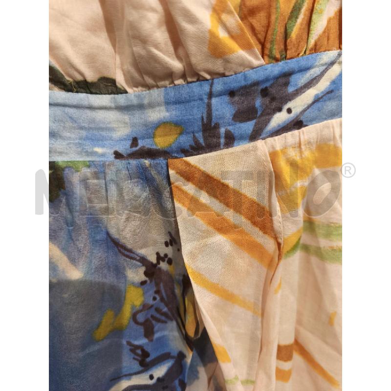 MAGLIETTA DONNA TWINSET ACTITUDE GIALLO E INDACO FIORI | Mercatino dell'Usato Campobasso 3