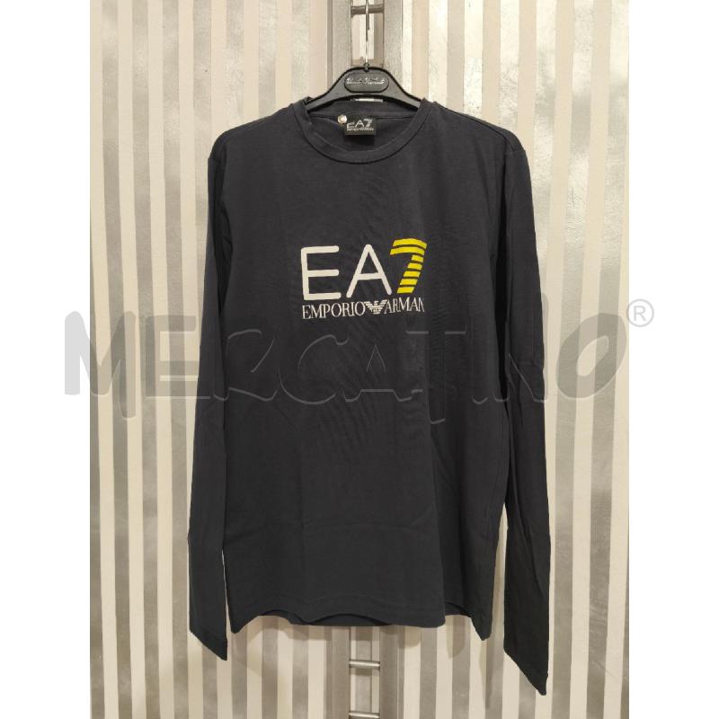 MAGLIETTA UOMO EMPORIO ARMANI GRIGIA SCRITTA BIANCAGIALLA | Mercatino dell'Usato Campobasso 1