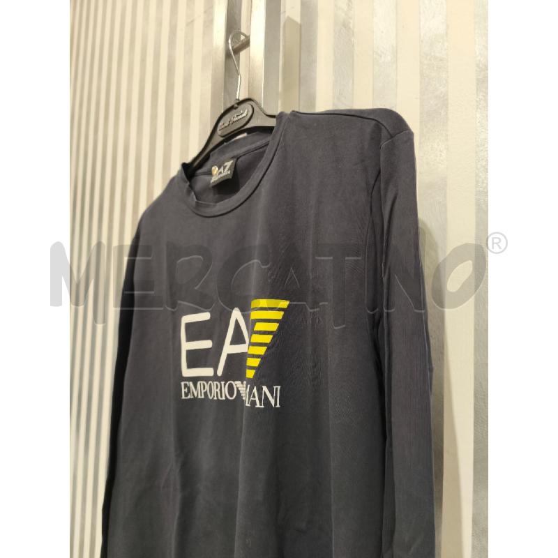 MAGLIETTA UOMO EMPORIO ARMANI GRIGIA SCRITTA BIANCAGIALLA | Mercatino dell'Usato Campobasso 4