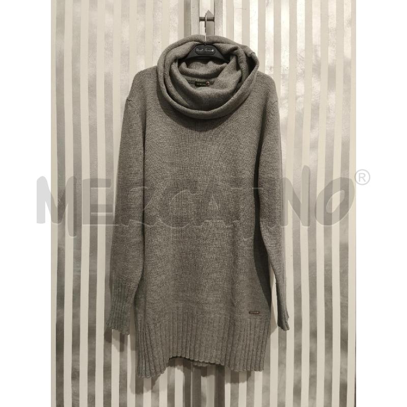 MAGLIONE DONNA GF FERRÈ GRIGIO LUNGO COLLO ALTO | Mercatino dell'Usato Campobasso 1