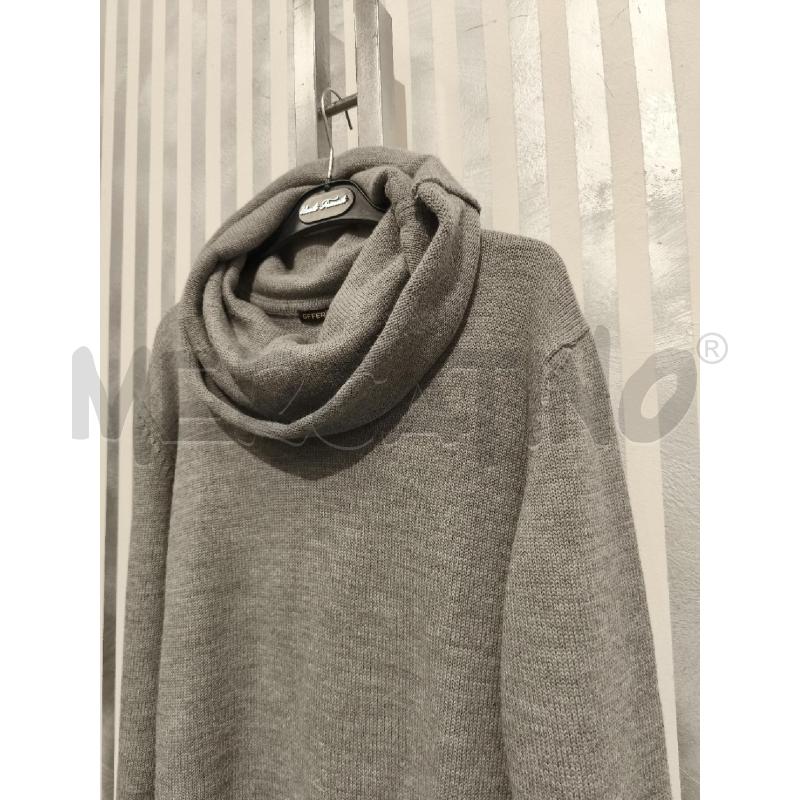 MAGLIONE DONNA GF FERRÈ GRIGIO LUNGO COLLO ALTO | Mercatino dell'Usato Campobasso 4