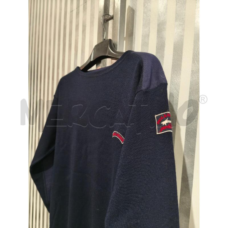 MAGLIONE UOMO PAUL&SHARK BLU LOGO ROSSO | Mercatino dell'Usato Campobasso 4