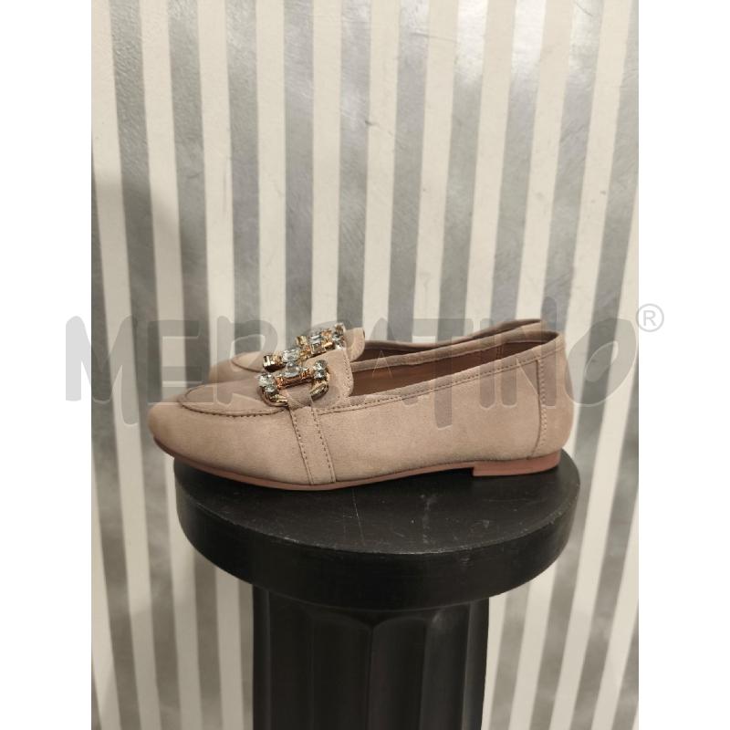 MOCASSINI DONNA KEYS BEIGE SCAMOSCIATI MORSETTO STRASS | Mercatino dell'Usato Campobasso 2