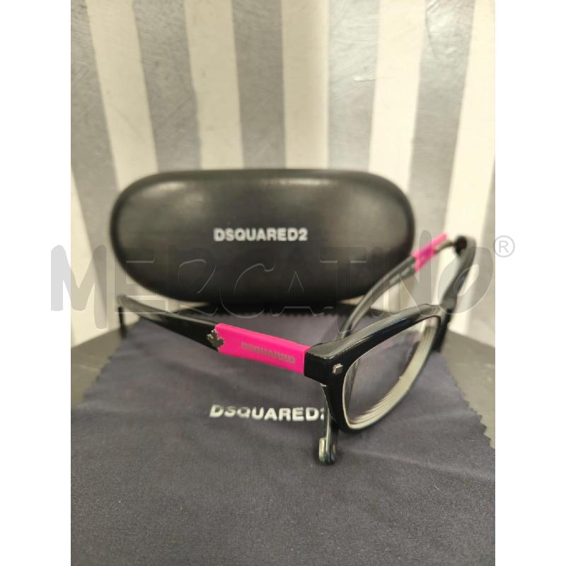 MONTATURA OCCHIALI DSQUARED2 DQ5115 NERA FUXIA | Mercatino dell'Usato Campobasso 1