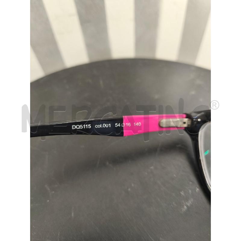 MONTATURA OCCHIALI DSQUARED2 DQ5115 NERA FUXIA | Mercatino dell'Usato Campobasso 2