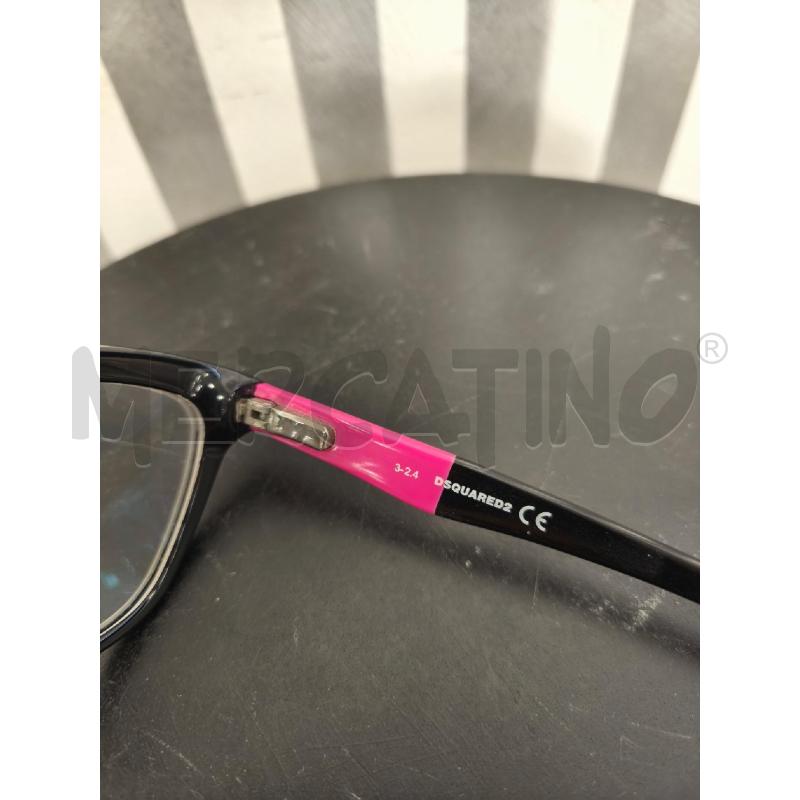 MONTATURA OCCHIALI DSQUARED2 DQ5115 NERA FUXIA | Mercatino dell'Usato Campobasso 3