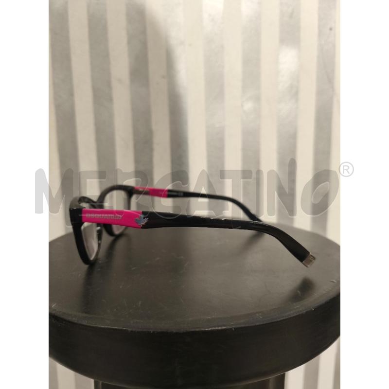 MONTATURA OCCHIALI DSQUARED2 DQ5115 NERA FUXIA | Mercatino dell'Usato Campobasso 4