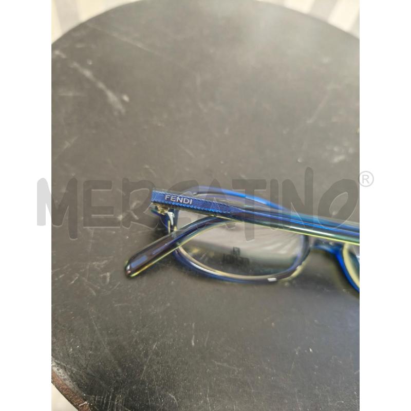 MONTATURA OCCHIALI FENDI BLU  | Mercatino dell'Usato Campobasso 3
