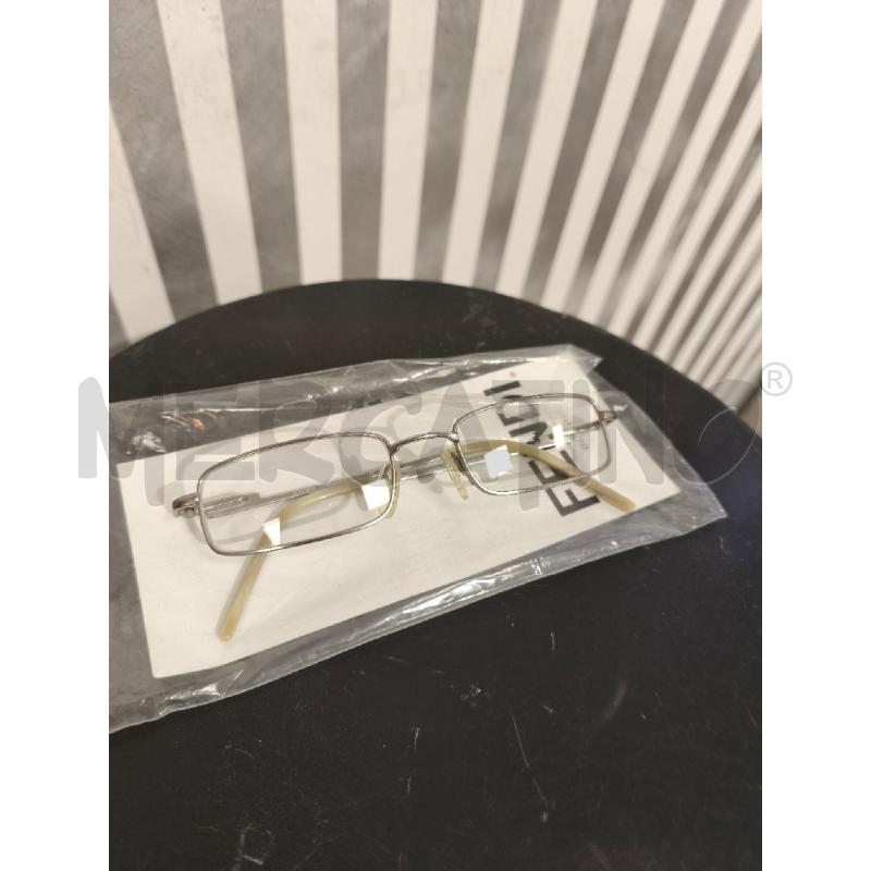 MONTATURA OCCHIALI FENDI METALLO SILVER | Mercatino dell'Usato Campobasso 1