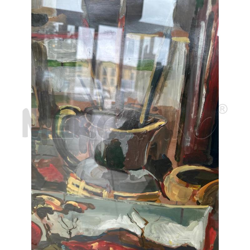NATURA MORTA DIPINT RIP MANOCCHIO 86,5X118 CM  | Mercatino dell'Usato Campobasso 3