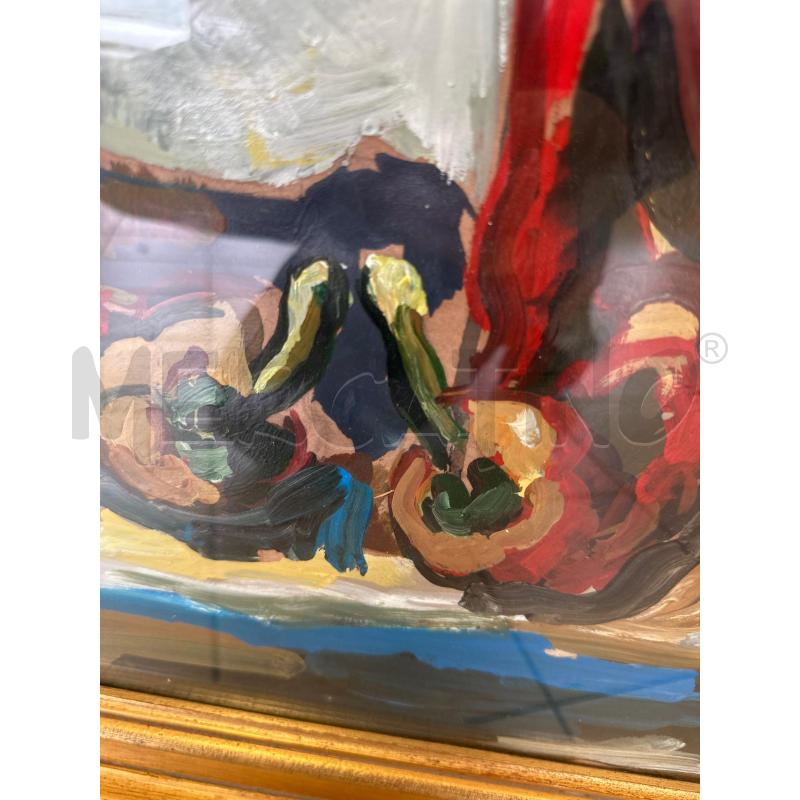 NATURA MORTA DIPINT RIP MANOCCHIO 86,5X118 CM  | Mercatino dell'Usato Campobasso 4