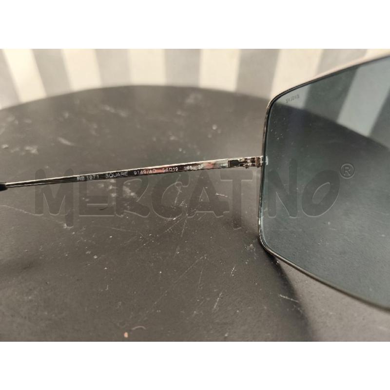 OCCHIALI DONNA RAY BAN LENTI QUADRATE GRIGIE | Mercatino dell'Usato Campobasso 2