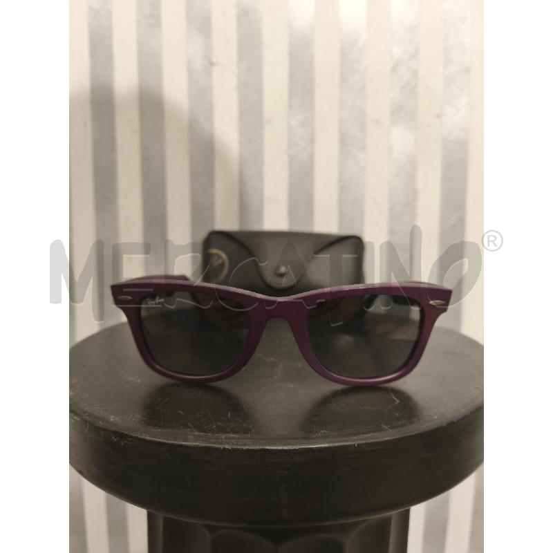 OCCHIALI DONNA RAY BAN WAYFARER RB2140 VIOLA | Mercatino dell'Usato Campobasso 2