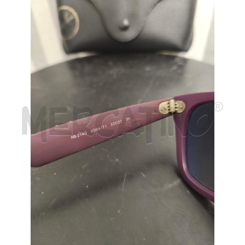 OCCHIALI DONNA RAY BAN WAYFARER RB2140 VIOLA | Mercatino dell'Usato Campobasso 3