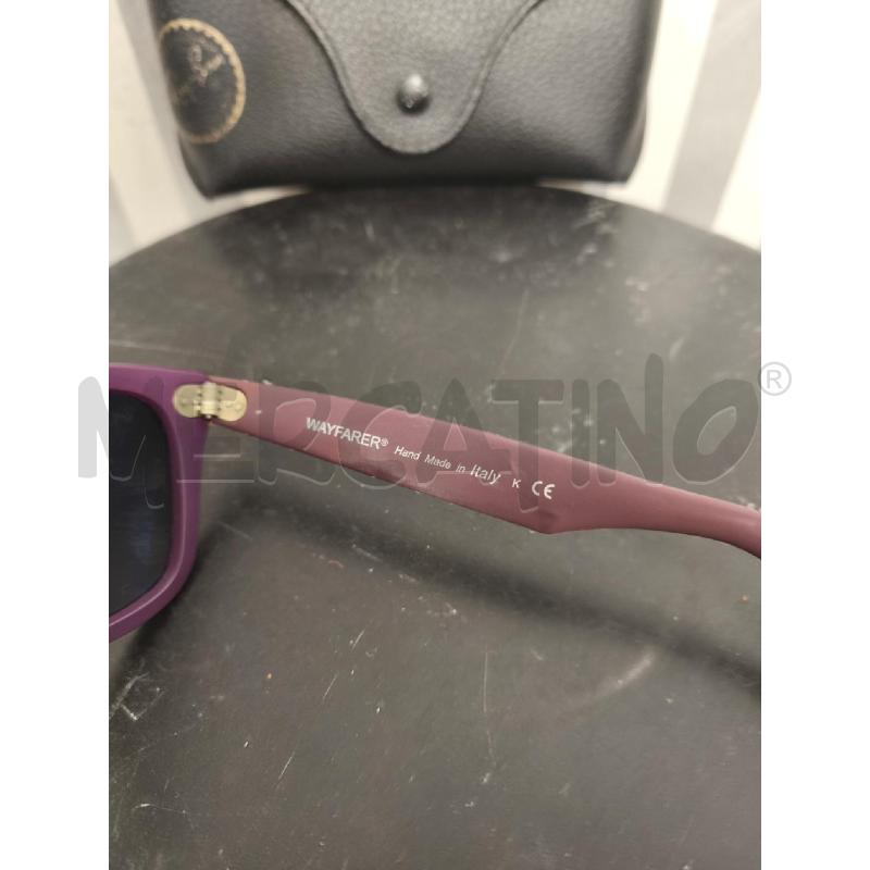 OCCHIALI DONNA RAY BAN WAYFARER RB2140 VIOLA | Mercatino dell'Usato Campobasso 4