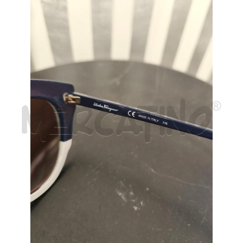 OCCHIALI DONNA SALVATORE FERRAGAMO SF830S BIANCHI E BLU | Mercatino dell'Usato Campobasso 4