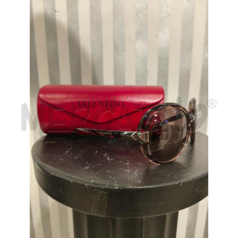 OCCHIALI DONNA VALENTINO MARRONI MONTATURA RIGHE | Mercatino dell'Usato Campobasso 1