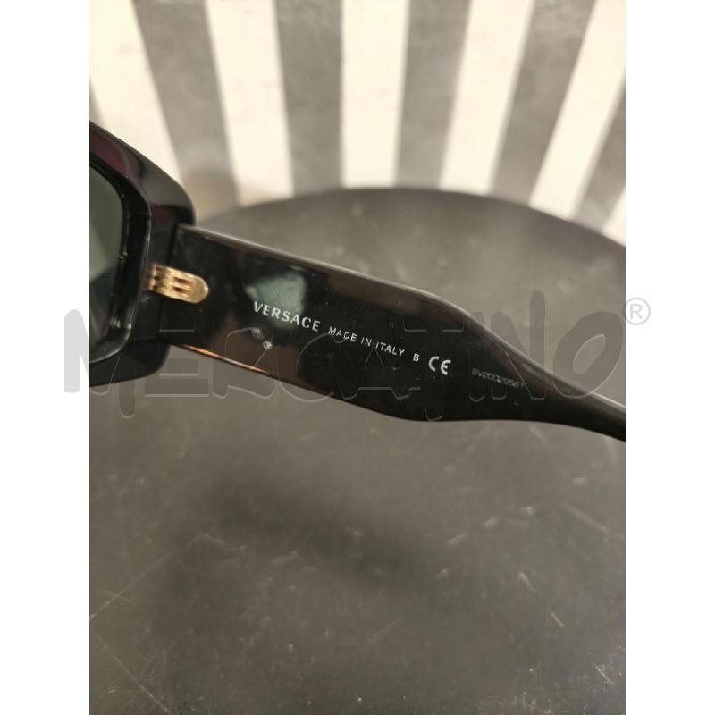 OCCHIALI DONNA VERSACE 4377 NERI LOGO RETTANGOLARE DORATO | Mercatino dell'Usato Campobasso 3