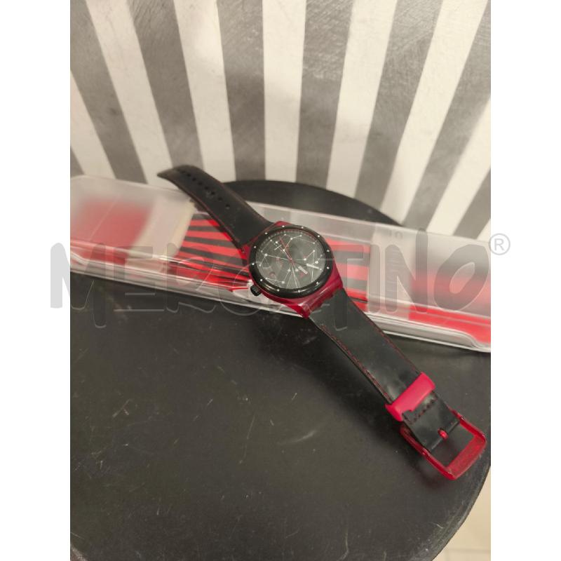 OROLOGIO DA POLSO SWATCH ROSSO NERO AUTOMATICO | Mercatino dell'Usato Campobasso 1