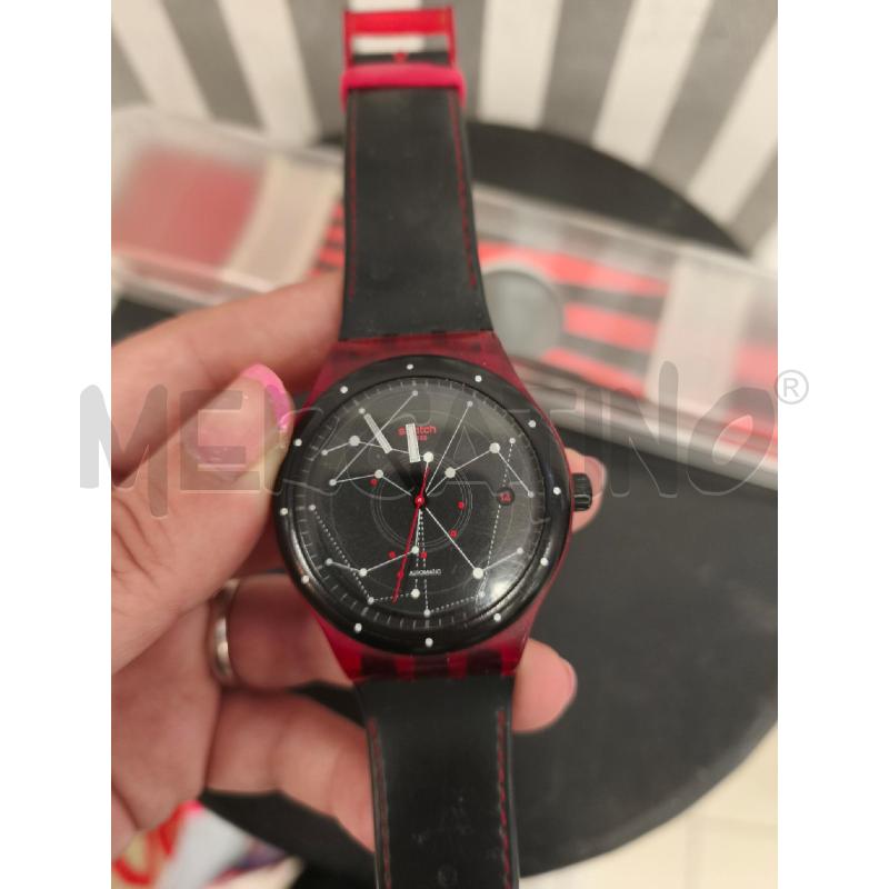 OROLOGIO DA POLSO SWATCH ROSSO NERO AUTOMATICO | Mercatino dell'Usato Campobasso 2