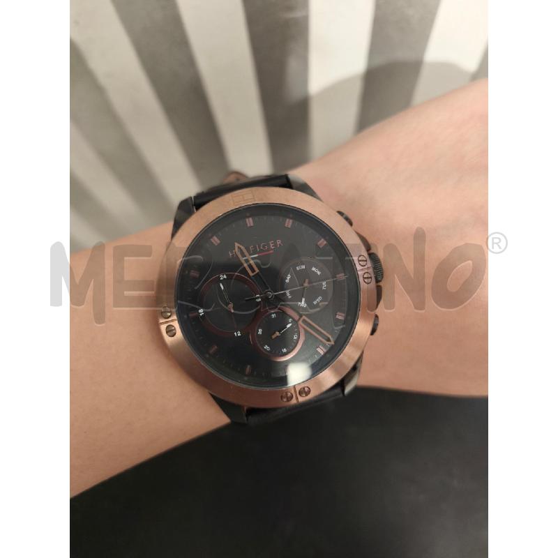 OROLOGIO DA POLSO TOMMY HILFIGER TH436 NERO E BRONZATO | Mercatino dell'Usato Campobasso 1