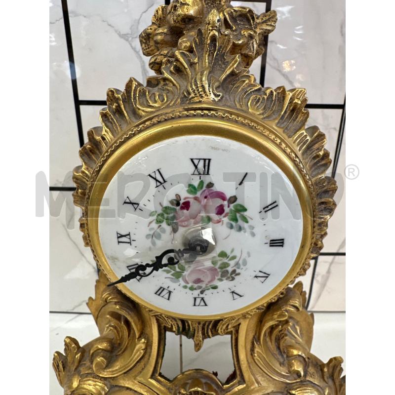 OROLOGIO DA TAVOLO BRONZO DORATO  | Mercatino dell'Usato Campobasso 2