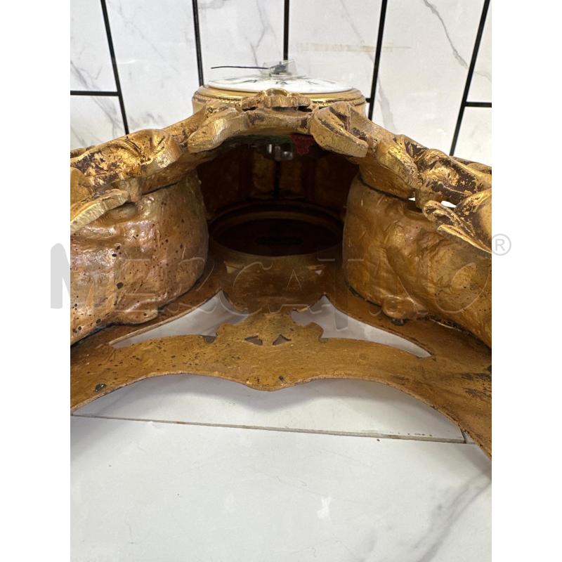 OROLOGIO DA TAVOLO BRONZO DORATO  | Mercatino dell'Usato Campobasso 3