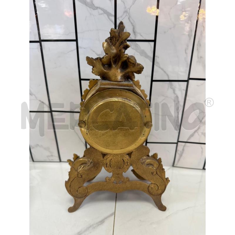 OROLOGIO DA TAVOLO BRONZO DORATO  | Mercatino dell'Usato Campobasso 4