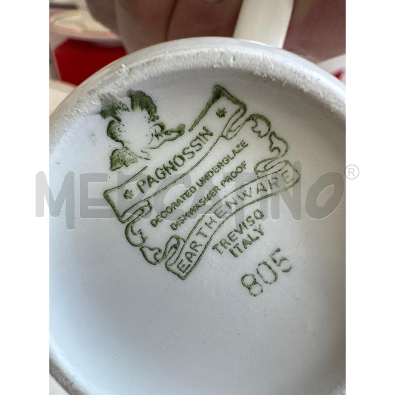PAGNOSSIN X 6 SERVIZIO PIATTI E CAFFE'  | Mercatino dell'Usato Campobasso 3